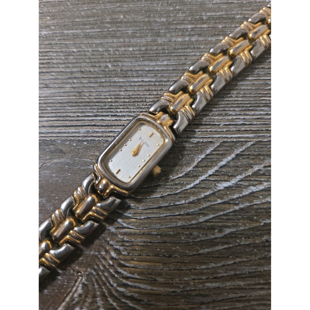 Bulova Women's Classic Two-Tone Stainless Steel Silver Dial Watch Need Battery